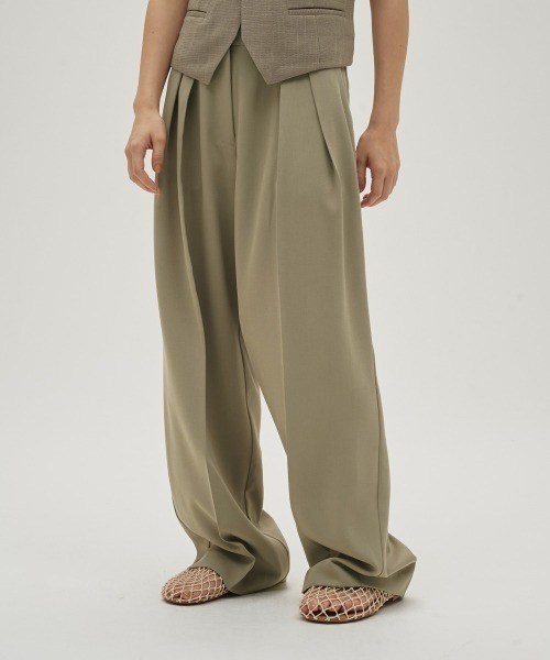 TODAYFUL【美品】Tuck Wide Trousers TODAYFUL パンツ Tuck Wide Trousers レディース : ZOZOTOWN Yahoo!店