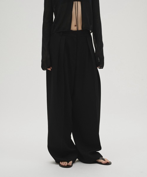 TODAYFUL パンツ Tuck Wide Trousers レディース : ZOZOTOWN Yahoo!店