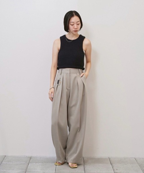 TODAYFUL パンツ Tuck Wide Trousers レディース : ZOZOTOWN Yahoo!店