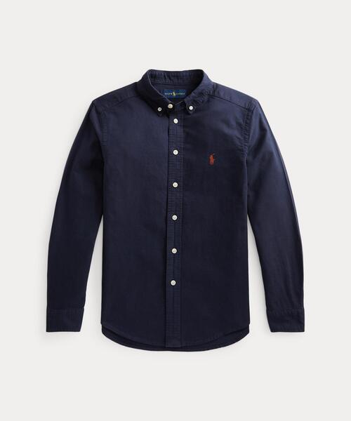 Polo Ralph Lauren Childrenswear - トップ プルオーバー ガーメントダイド 綿織物 オックスフォード プルオーバー キッズ ちびっ子服 御坊っちゃん