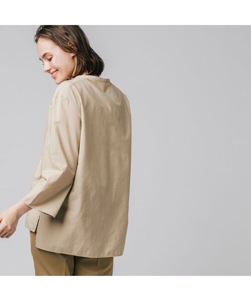 LACOSTE（ラコステ） 7分袖ブラウス 36 ベージュ レディース 