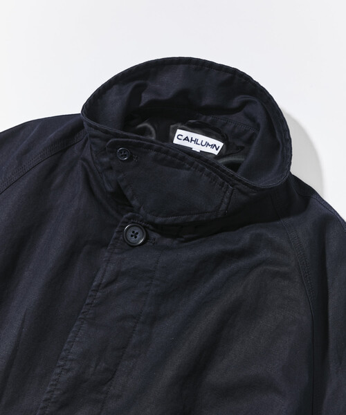 CAHLUMN（カウラム） ステンカラーコート コート Cotton Linen