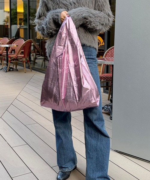【ラスト1点】BAGGU standard メタリックハッピー BAGGU:スタンダード メタリック｜ SHIPS 公式サイト