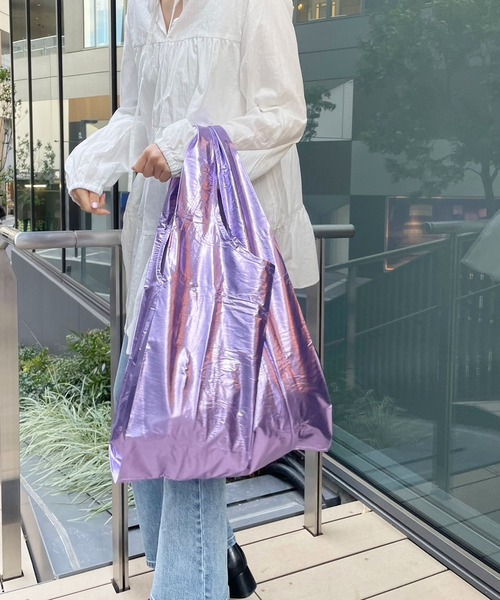 BAGGU（バグゥ） エコバッグ 「」メタリックSTANDARD : ZOZOTOWN Yahoo