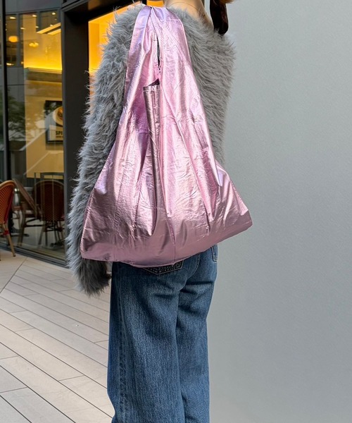 【ラスト1点】BAGGU standard メタリックハッピー BAGGU:スタンダード メタリック｜ SHIPS 公式サイト