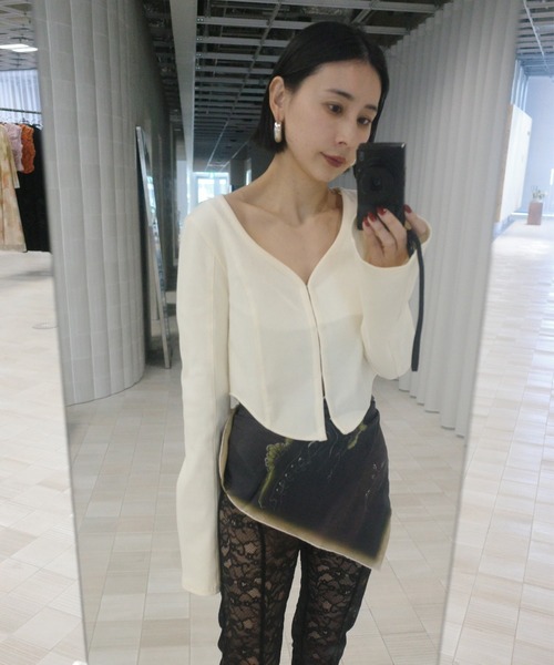 Ameri（アメリ） ハーフパンツ パンツ 短パン LACE BIKER PANTS
