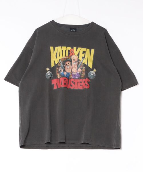 tシャツ 半袖 カトちゃんケンちゃん ピグメントTシャツ レディース