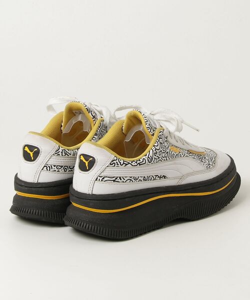 「PUMA」 ローカットスニーカー「MR DOODLE!コラボ」 22.5cm ホワイト レディース_画像2