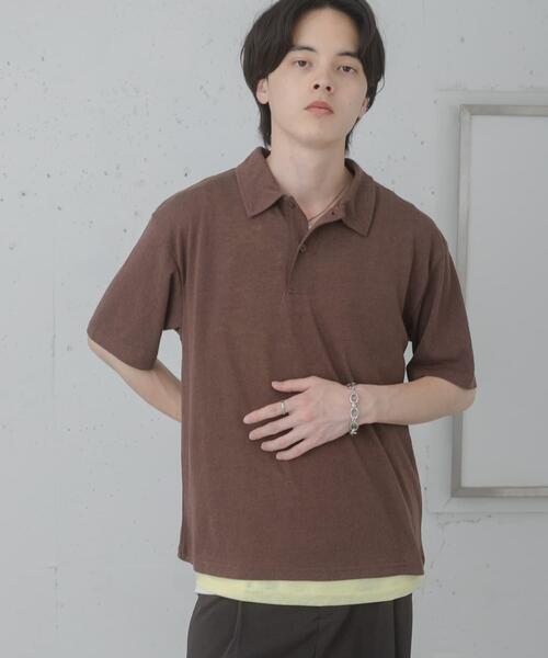 HYOD ポロシャツ、Tシャツセット　Ｌ SENSE OF PLACE by URBAN RESEARCH ポロシャツ 半袖 ドライタッチ