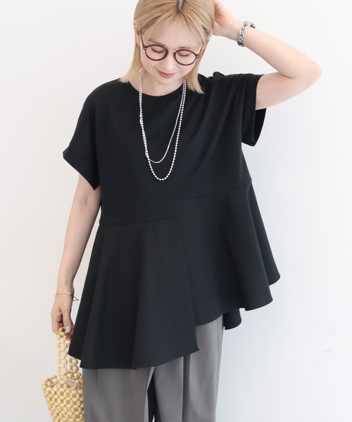AMERICAN HOLIC（アメリカンホリック） tシャツ 半袖 アシンメトリー