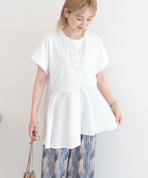 AMERICAN HOLIC（アメリカンホリック） tシャツ 半袖 アシンメトリー