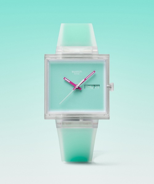 Watch Swatch Woman クリア 時計 irony 動作確認済み Swatch（スウォッチ） 腕時計 レディース WHAT IF…JELLY? レディース