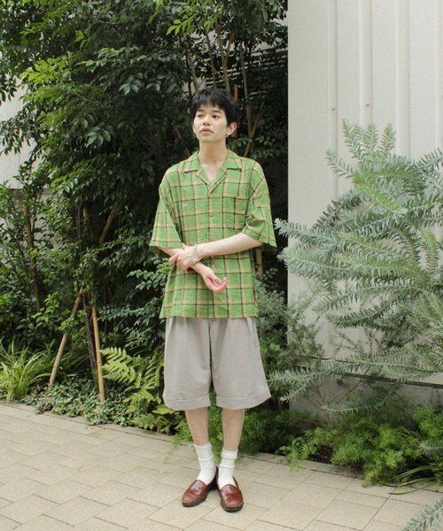 「CAMPHOR WOOD」 スラックス LARGE オフホワイト メンズ_画像5