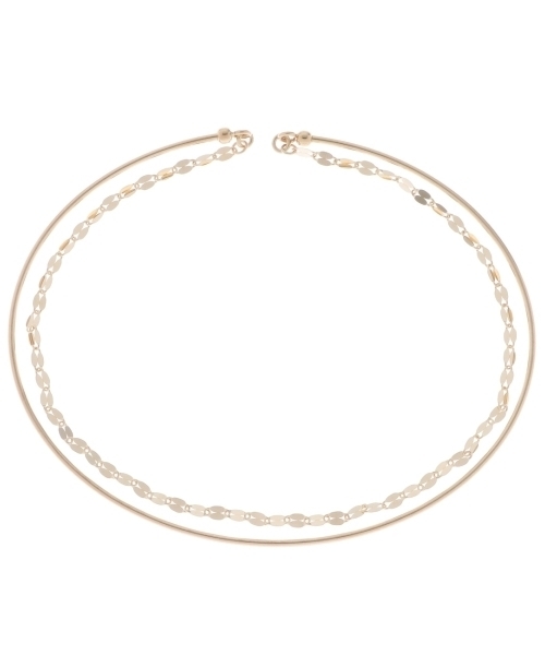 ♡美品·K10ココシュニックCOCOSHNIKフラワークロスチェーンブレスレット K10フラワークロスチェーン3連 ブレスレット（ブレスレット