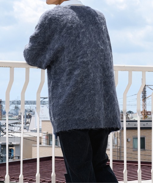 Ellno Loset（エルノロゼット） カーディガン モヘアライク