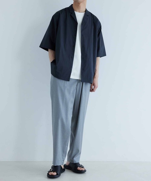 ADAM ET ROPE 開襟シャツ ADAM ET ROPE' シャツ ブラウス 【TOOLIGHT】TC オープンカラー