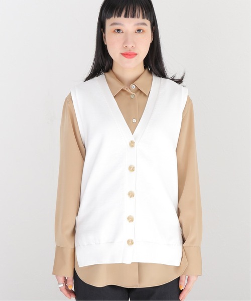 新品)FRAMeWORK ジレ - メルカリ 予備兵招集 新品タグ付き❗FRAMeWORK ウールリネンジレ28,600円 ベスト/ジレ