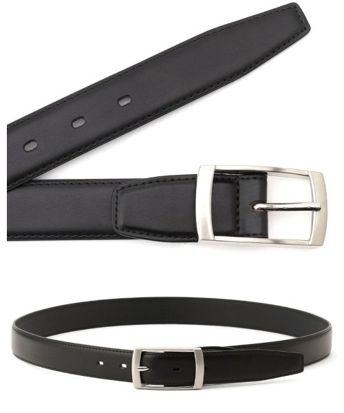 SUIT SELECT ベルト ピンバックルベルト 3.0幅(ウエスト91cmまで対応
