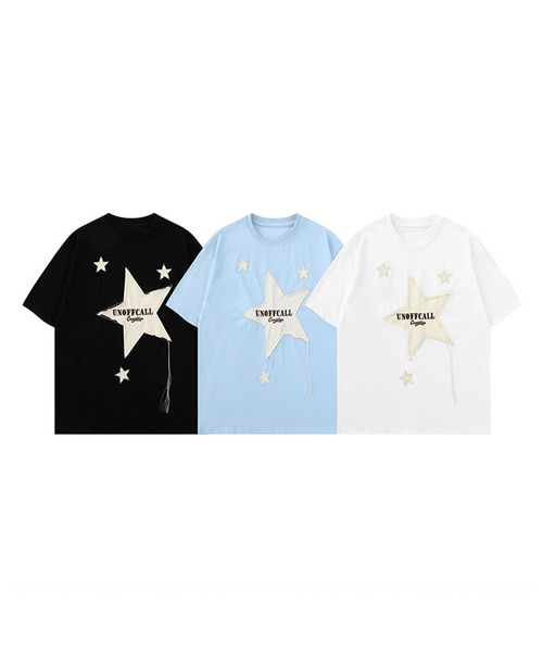 tシャツ 迷彩ロゴパッチワークビッグTシャツ レディース ankoROCK tシャツ a.p.o.v. -ankoROCK's select- ナンバリング