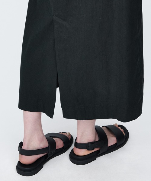 無印良品 スカート 婦人 ヘンプ混ストレッチストレートスカート