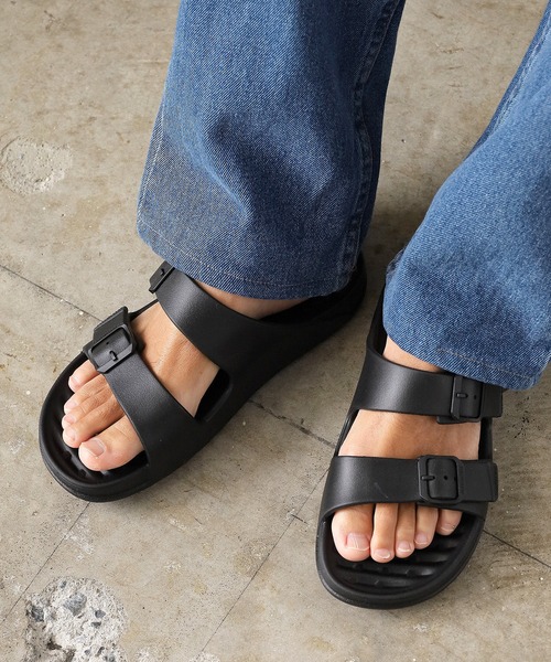 サンダル・ミュール Cloud9 Explorer BLACK POLeR サンダル POLeR/ポーラー×Freewaters/フリーウォータース