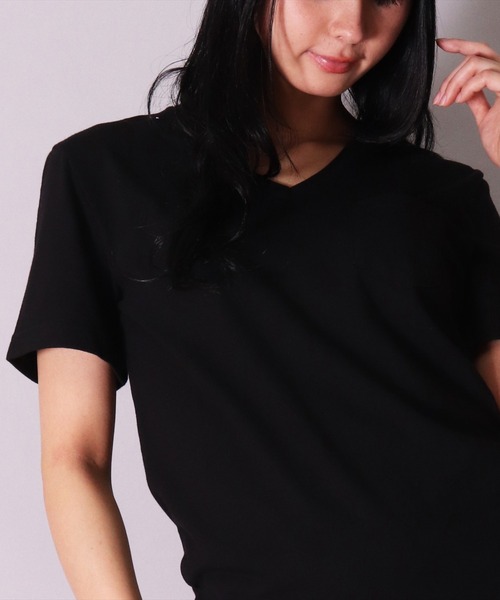 Vネックぽったりポケカットソー 楽天市場】vネック tシャツ メンズ 七分袖 半袖 ショート丈 7分