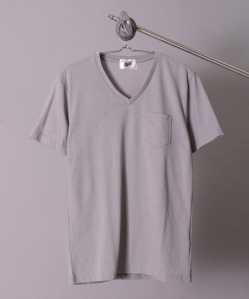 Salsation VネックTシャツXSサイズ BAYBLO tシャツ (BB)「ユニセックス」胸ポケット Vネック T