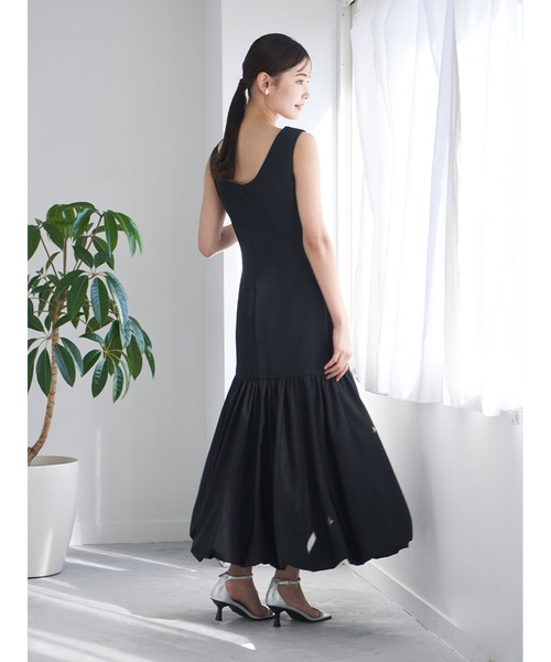 Stylevoice for xxx ノースリーブ　ワンピース Stylevoice for xxx ワンピース バルーンヘムノースリーブ