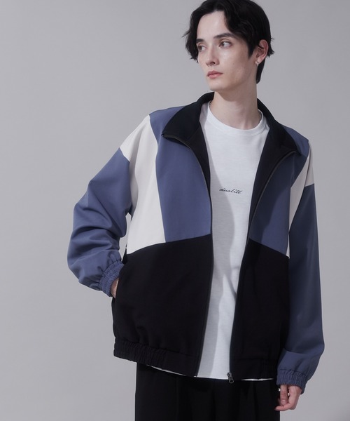 SATUR韓国 Unisex/ Windbreaker アウター ブルゾン ブルゾン アウター 韓国風 ナイロン バイカー ジャケット メンズ