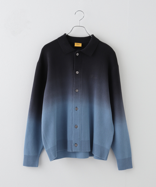 カーディガン 「Dime/ダイム」DIPPED CARDIGAN：カーディガン