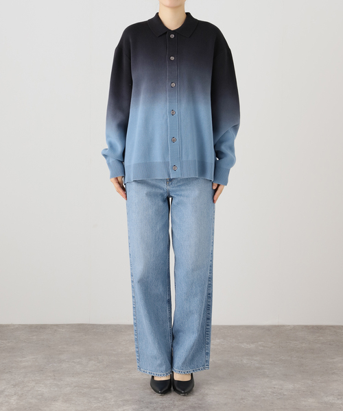 DIME カーディガン Dime Dipped Cardigan / Icy Blue (ダイム ニット/セーター