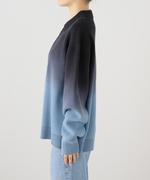 カーディガン 「Dime/ダイム」DIPPED CARDIGAN：カーディガン