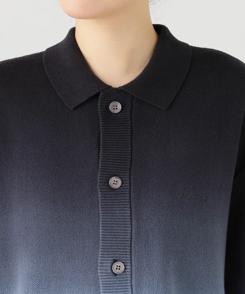 カーディガン 「Dime/ダイム」DIPPED CARDIGAN：カーディガン