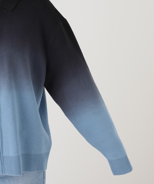 カーディガン 「Dime/ダイム」DIPPED CARDIGAN：カーディガン