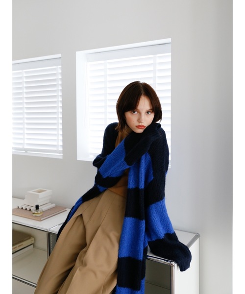 Katrin TOKYO カーディガン mohair like long knit cardigan