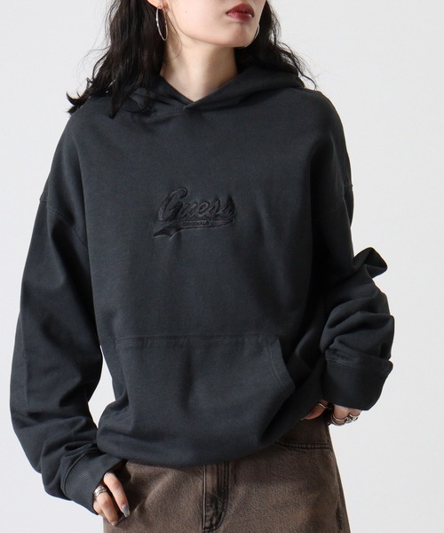 GUESS（ゲス） パーカー GUESS GO ICON LOGO HOODIE パーカー メンズ