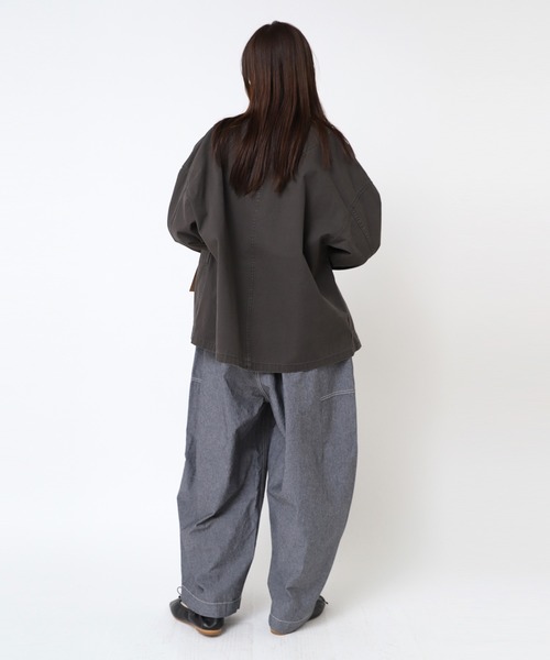 ★URCH RNA 新品・未使用 フード付アウター URCH RNA コート アウター J2131 PJ'Sフレンチワーク