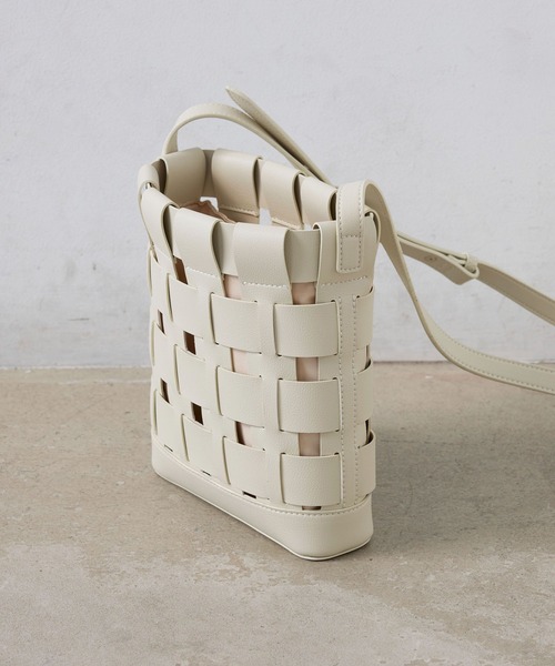 HERMES メッシュデザインショルダーバッグ EFOLE ショルダーバッグ バッグ Mesh shoulder bag/メッシュ