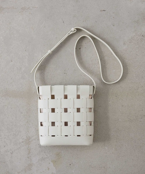 HERMES メッシュデザインショルダーバッグ HERMES エルメス プティアッシュ シルクメッシュバッグ with