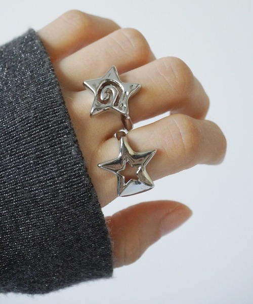 Port（ポート） 指輪 リング 「 」 スター モチーフ オープン リング