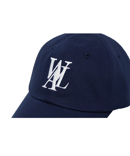 キャップ WOOALONG Signature Small Logo ball cap MOCHA cap_logo_001mo WOOALONG.ウアロン-Signature Logo ball cap（キャップ