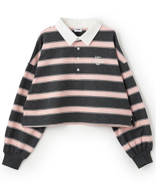 LOVETOXIC tシャツ 「LTXC」クロップドラガーシャツ キッズ 子供