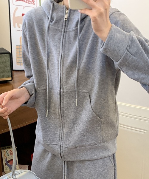 パーカー シンプルパーカー レディース