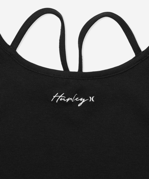 タンクトップ ノースリーブ 「Hurley/ハーレー」レディースリブタンクトップ　RIB STRING TANK レディース Hurley/ハーレー】レディースリブタンキニトップス水着 パット