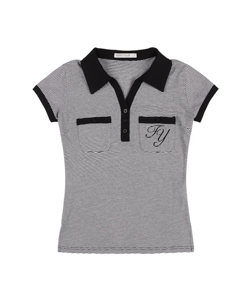 tシャツ A'GEM/9 × .kom 「 FANCY CLUB/ファンシークラブ」 FY PATCH STRIPE REGLAN TEE/FYパッチ FANCY CLUB tシャツ A'GEM/9 × .kom 「 CLUB/ファンシークラブ
