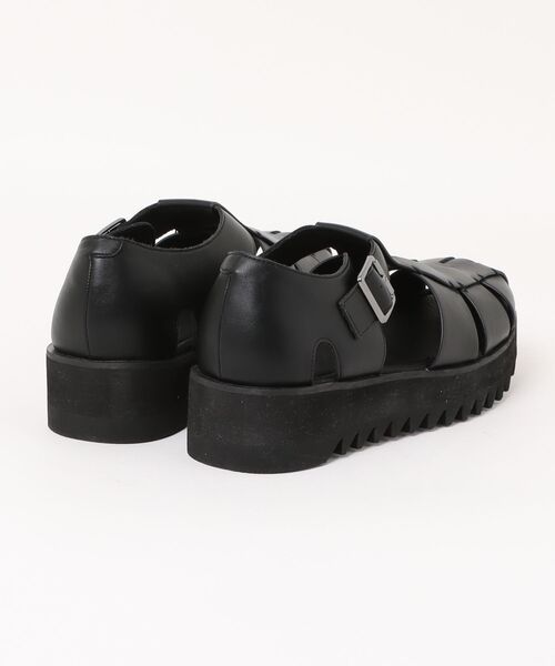 メンズ レザー 厚底 シャークソール グルカサンダル MAGASIN DE MODE HAUS サンダル 「HAUS」厚底SHARK SOLE GRUKHA