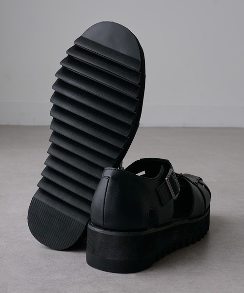 MAGASIN DE MODE HAUS サンダル 「HAUS」厚底SHARK SOLE GRUKHA