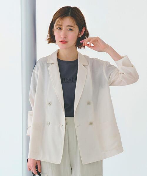 ファッション通販 安い grove ジャケット 「洒落感際立つ羽織 テーラードジャケット ジャケット・アウター