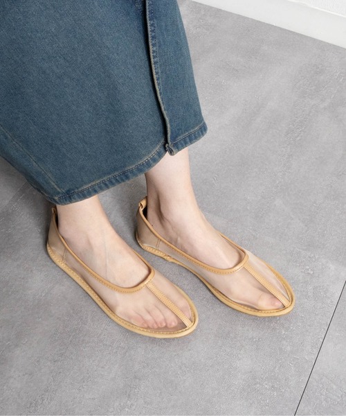 パンプス メッシュシアーフラットシューズ : ZOZOTOWN Yahoo!店