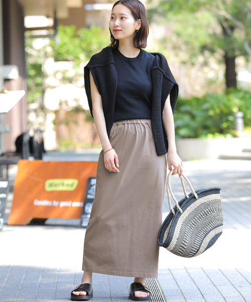 JOURNAL STANDARD relume OE コットンタイトスカート OEコットンタイトスカート（ロング・マキシ丈スカート
